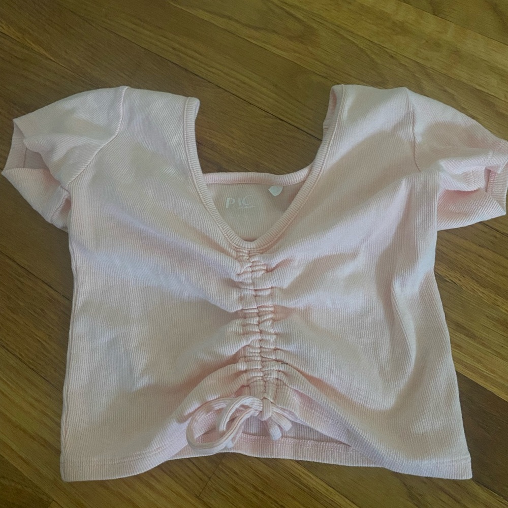 pacsun cropped shirt